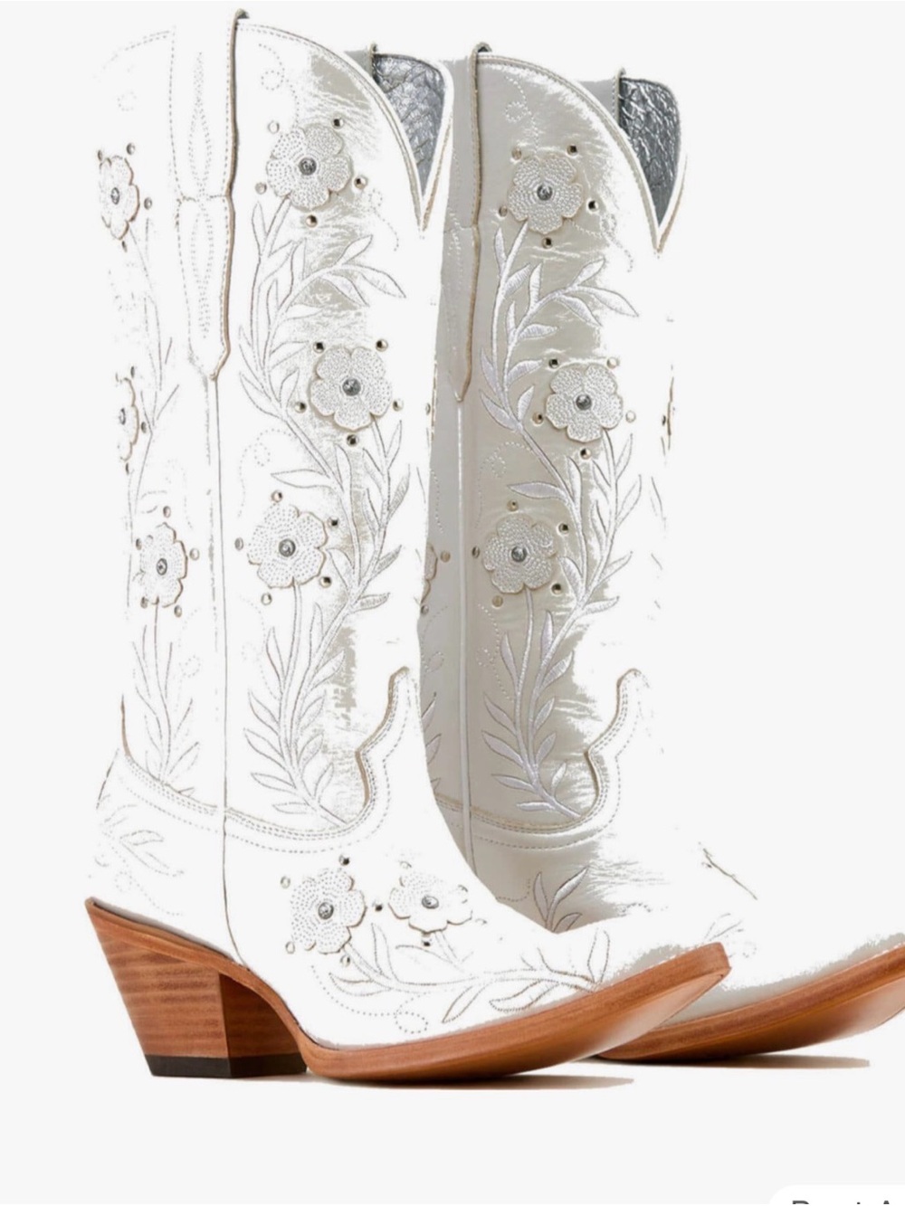 Ariat Womens Romance  Floral Embroidered Western Boots-Snip Toe